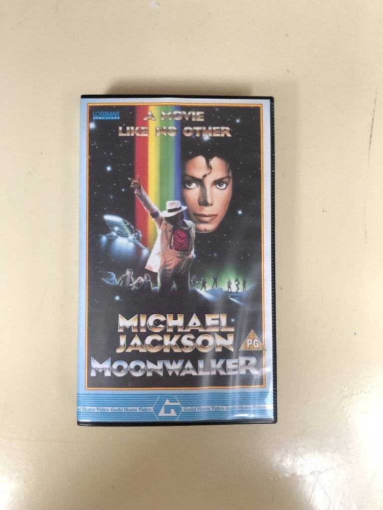 Moonwalker Michael Jackson VHS 1988 video vintage, Alle leeftijden, Ophalen of Verzenden, Gebruikt, Komedie