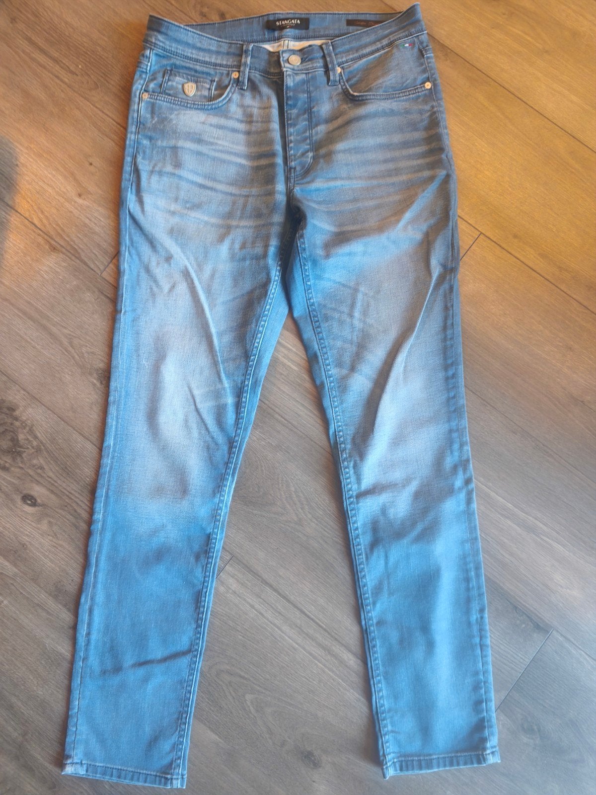 Stangata Salvatore CT Slim Jeans - Nieuw, Stangata, Blauw, Nieuw, W32 (confectie 46) of kleiner
