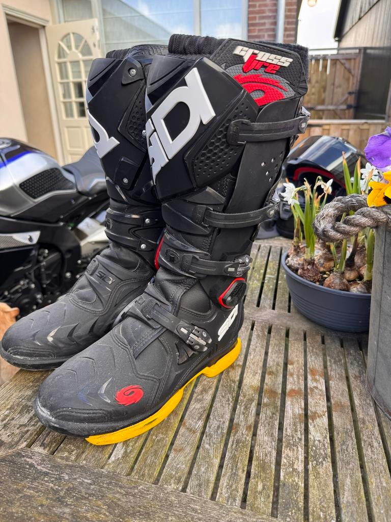 Sidi crossfire supermoto / cross laarzen, Motoren, Kleding | Motorkleding, Laarzen, Heren, Tweedehands, Ophalen of Verzenden