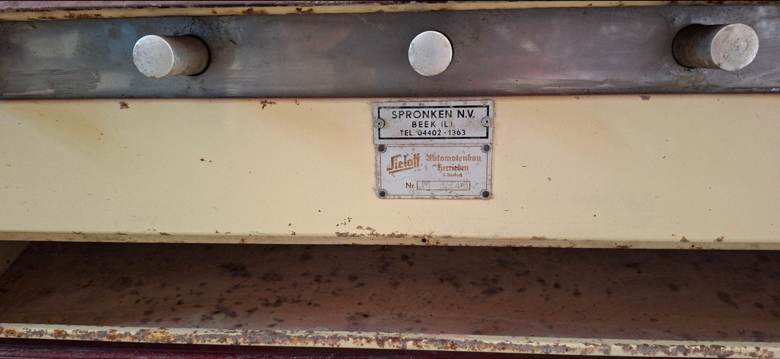 Vintage sigarettenautomaat - Sielaff - Spronken NV, Verzamelen, Automaten | Overige, Ophalen, Gebruikt