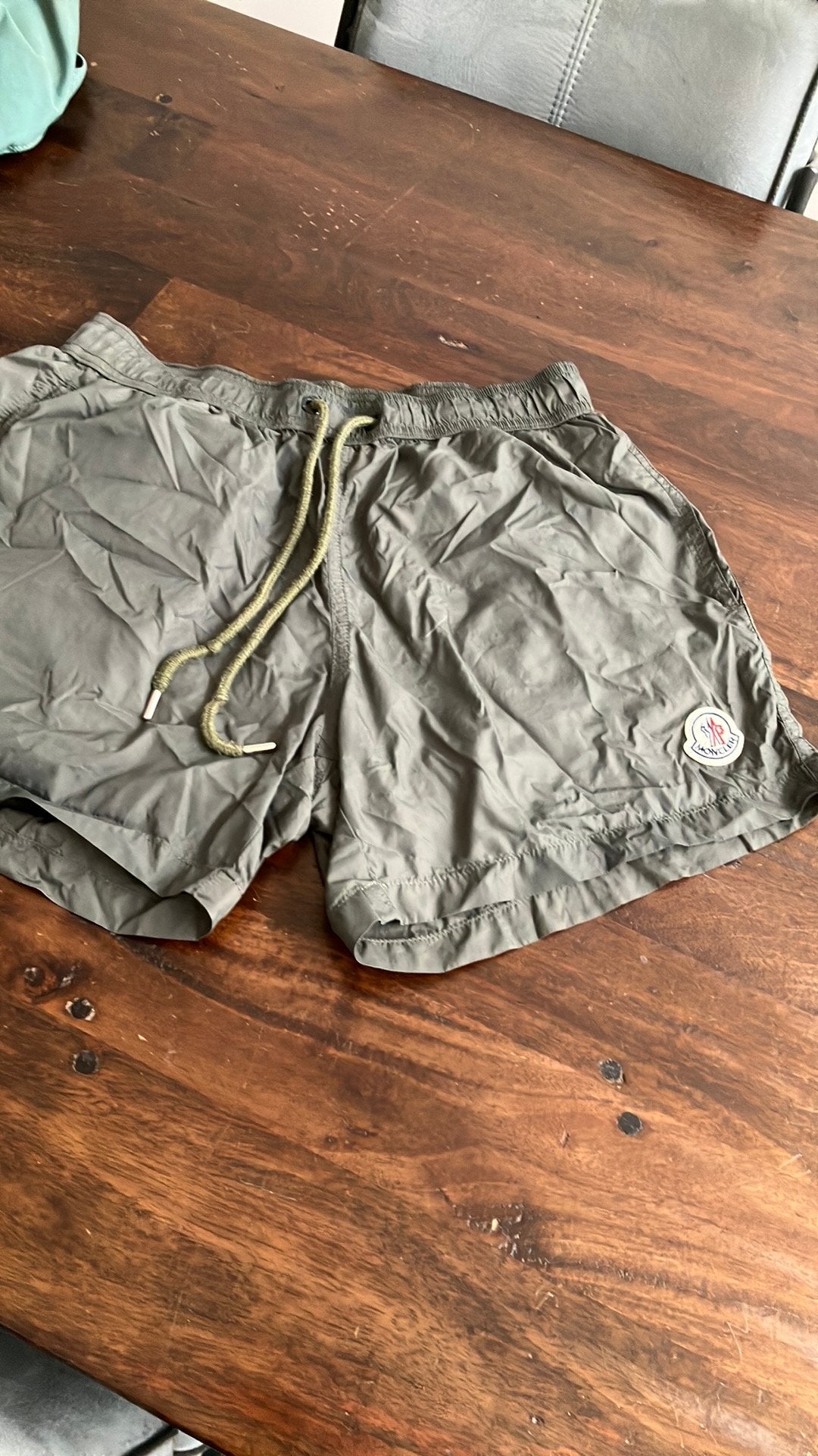 Moncler zwemshort maat m, Ophalen of Verzenden, Maat 48/50 (M), Groen, Zwemshort