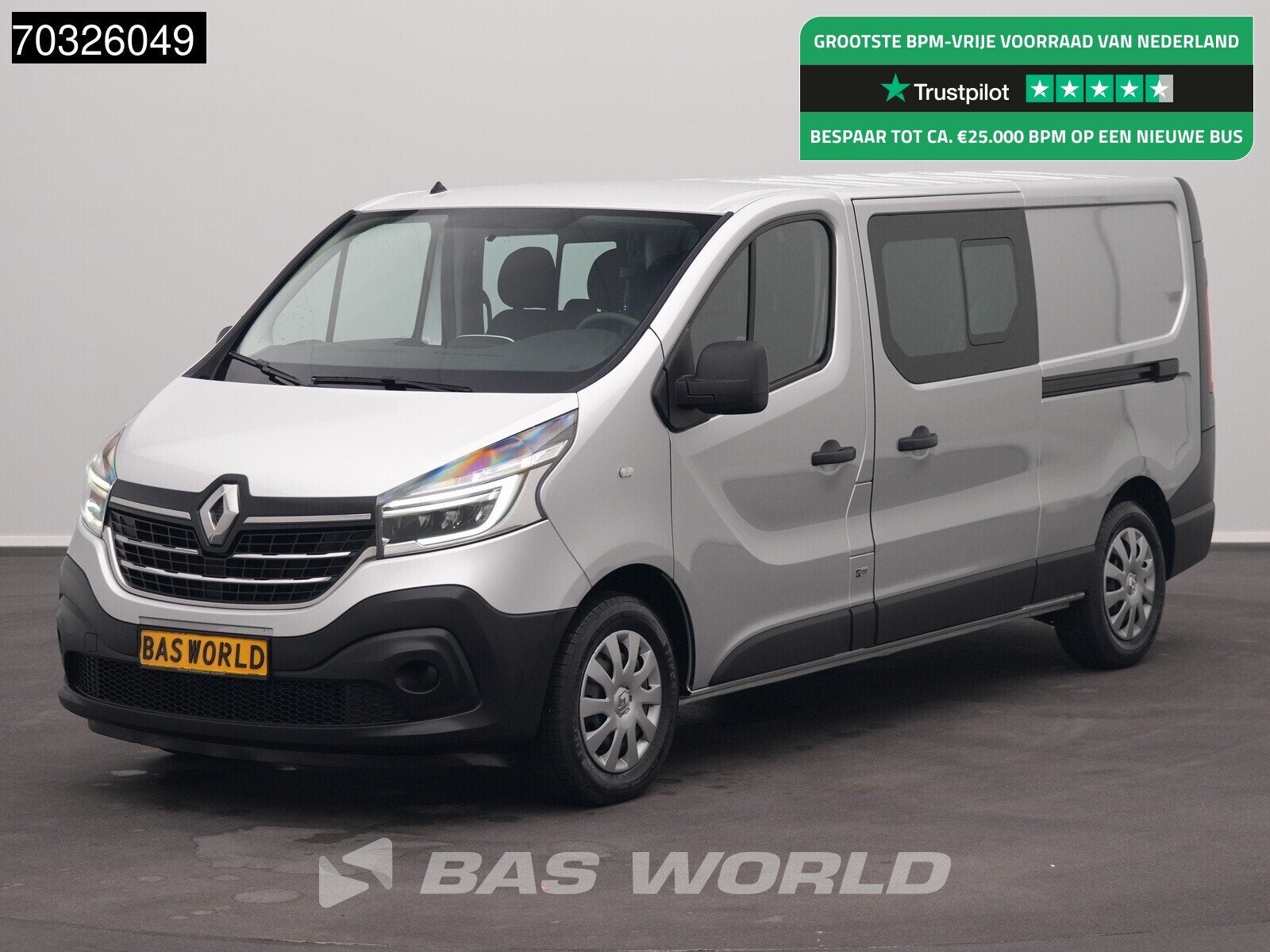 Renault Trafic 145pk Automaat 2x Schuifdeur Dubbel Cabine L2, Automaat, 145 pk, Stof, Gebruikt