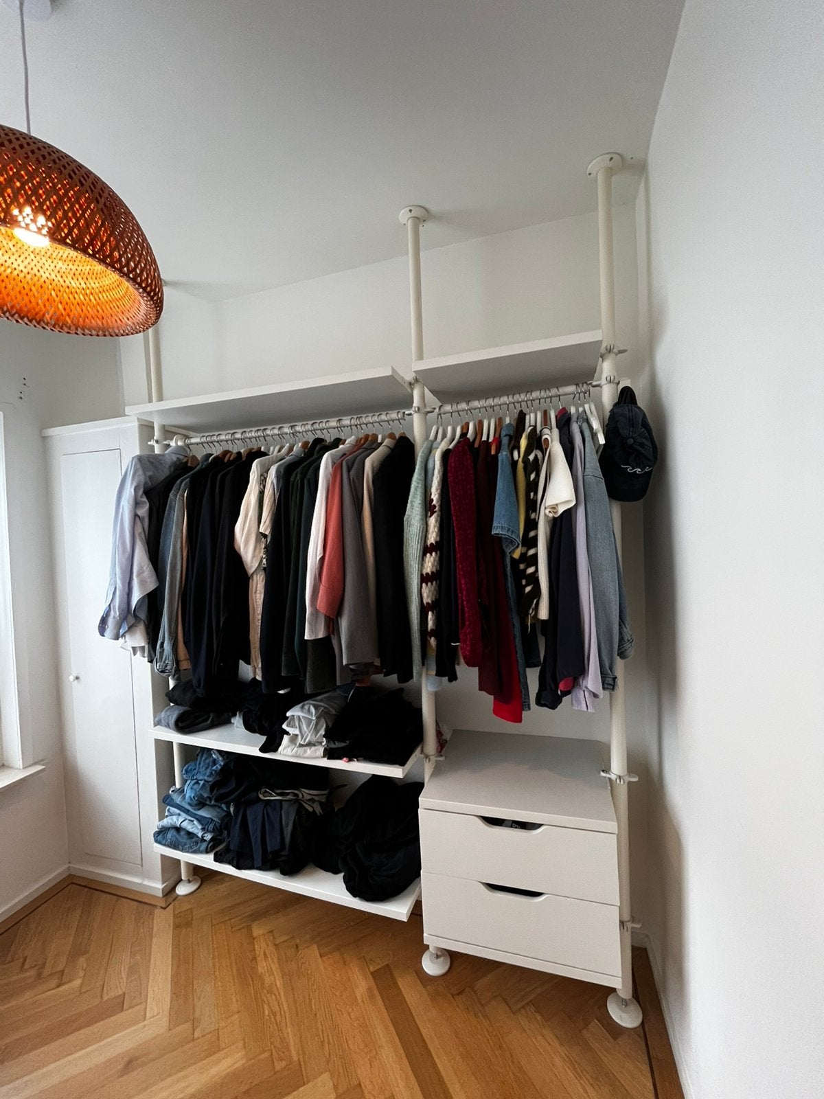 IKEA ELVARLI kledingkast, Ophalen, Met lade(s), Gebruikt, 200 cm of meer