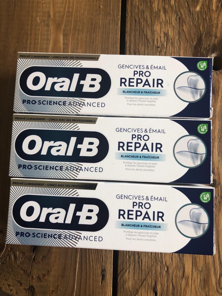 Oral-B Pro-Science Advanced Tandpasta - 3 stuks, Sieraden, Tassen en Uiterlijk, Uiterlijk | Mondverzorging, Ophalen of Verzenden