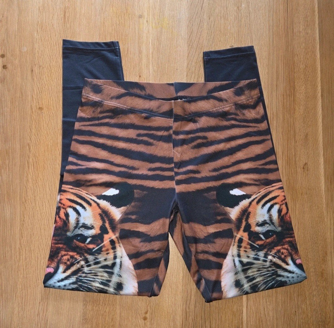 ONLY Play Sportlegging Maat L met Tijgerprint, Legging, Bruin, ONLY Play, Ophalen of Verzenden