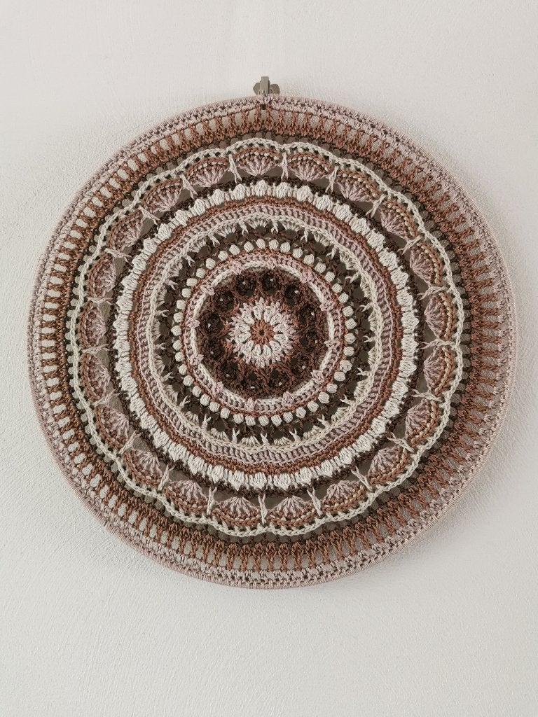 Mandala, Beautiful Brown, 40 cm, raamhanger/muurhanger, Huis en Inrichting, Woonaccessoires | Wanddecoraties, 40 cm, Wandhanger