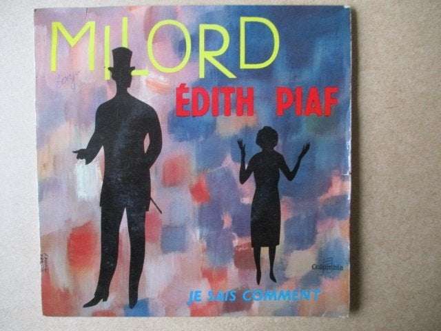 s3832 edith piaf - milord, Cd's en Dvd's, Ophalen, Gebruikt, 7 inch