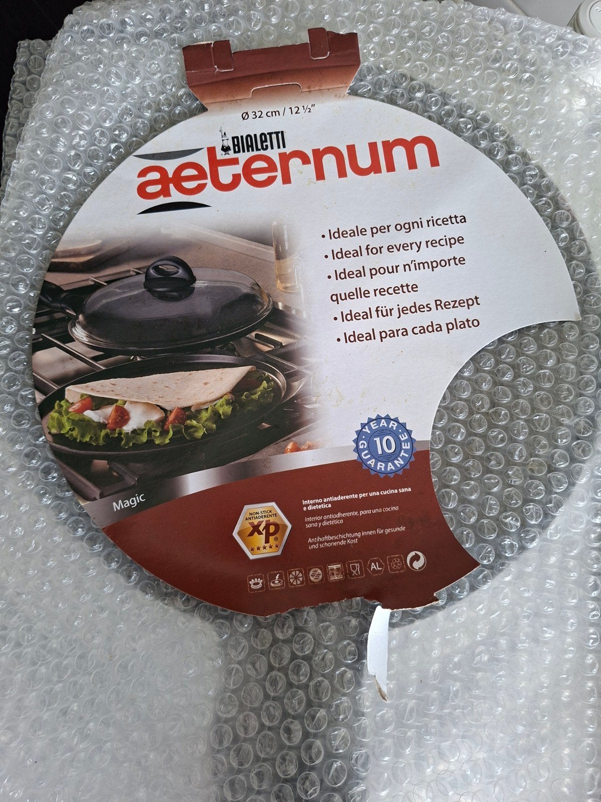2 Bialetti Aeternum Magic Pannenkoekenpanen 32 cm, Pannenkoekenpan, Gebruikt, Antiaanbaklaag, Aluminium