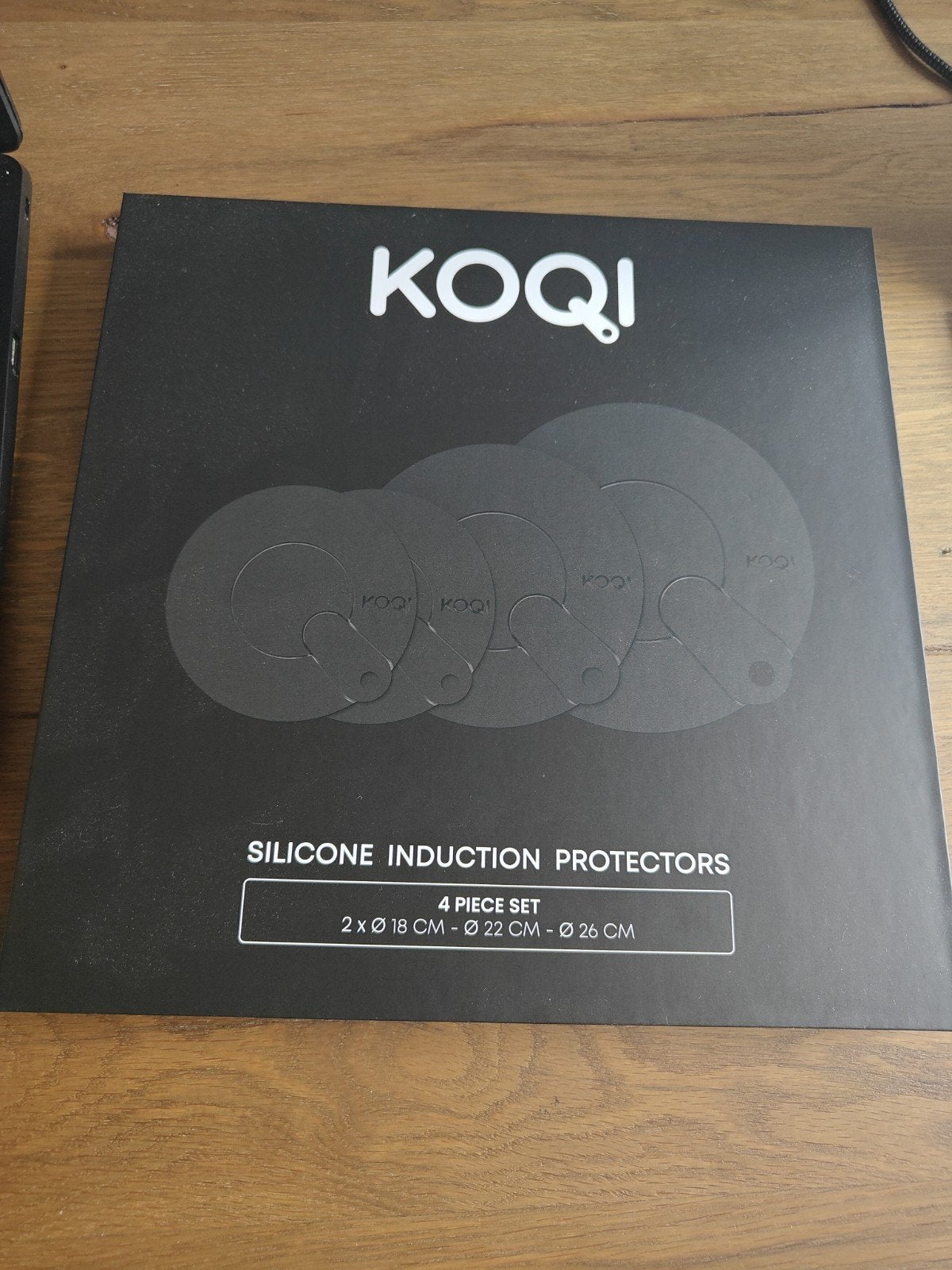 KOQI Siliconen Inductie Beschermers - 4-delige set, Overige typen, Nieuw, Ophalen of Verzenden, Zwart