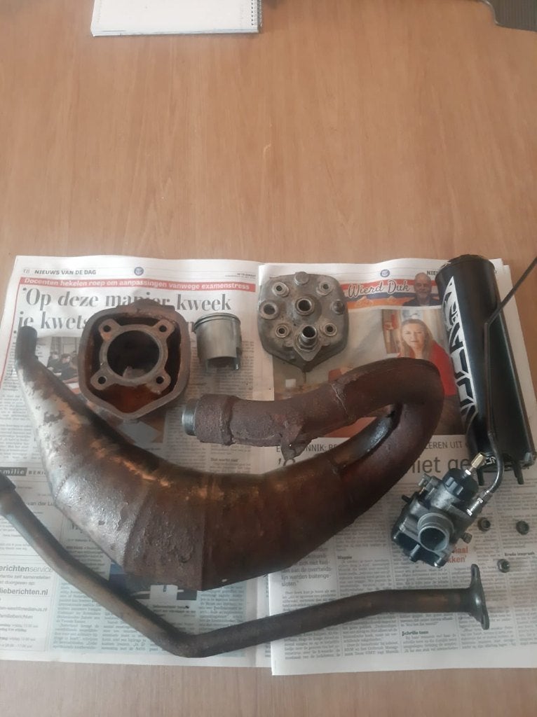 70cc kit voor AM6, Ophalen of Verzenden, Gebruikt, Uitlaat, Voca