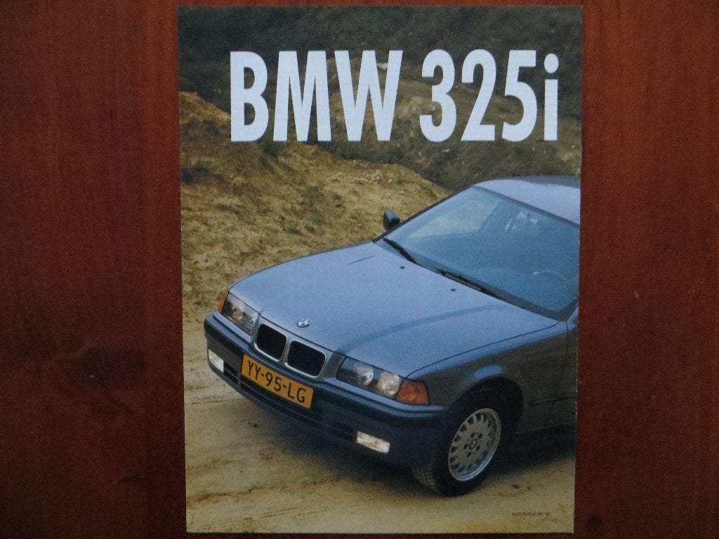 E36: BMW 325i (overdruk Autovisie dec. 1990), Verzenden, Nieuw, BMW