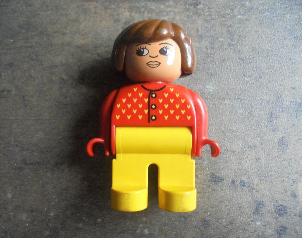 Lego Duplo Figures Old Model Female (zie foto's), Kinderen en Baby's, Speelgoed | Duplo en Lego, Ophalen of Verzenden, Gebruikt