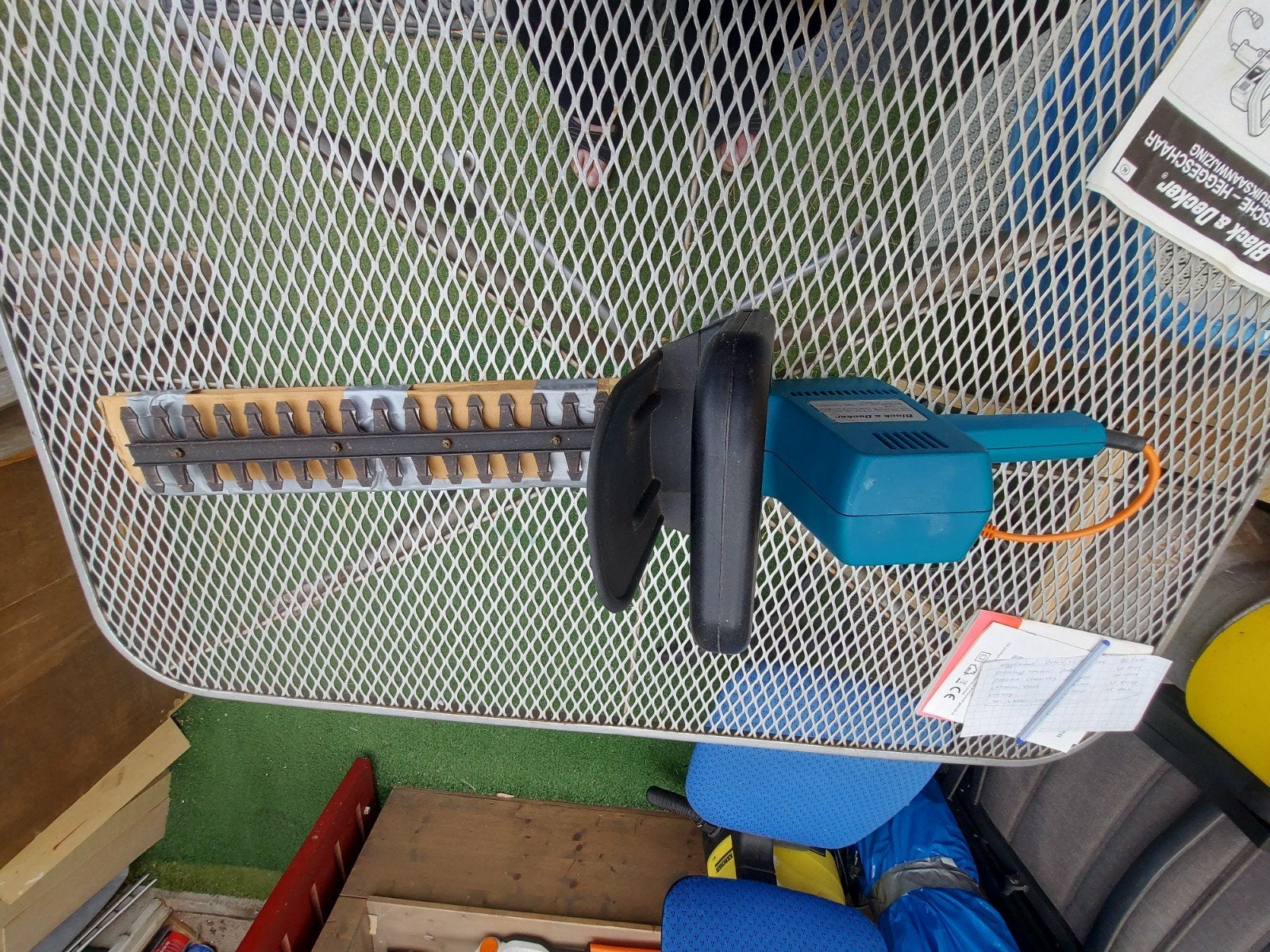 Black & Decker elektrische heggenschaar, Ophalen of Verzenden, Gebruikt, Elektrisch, Black & Decker