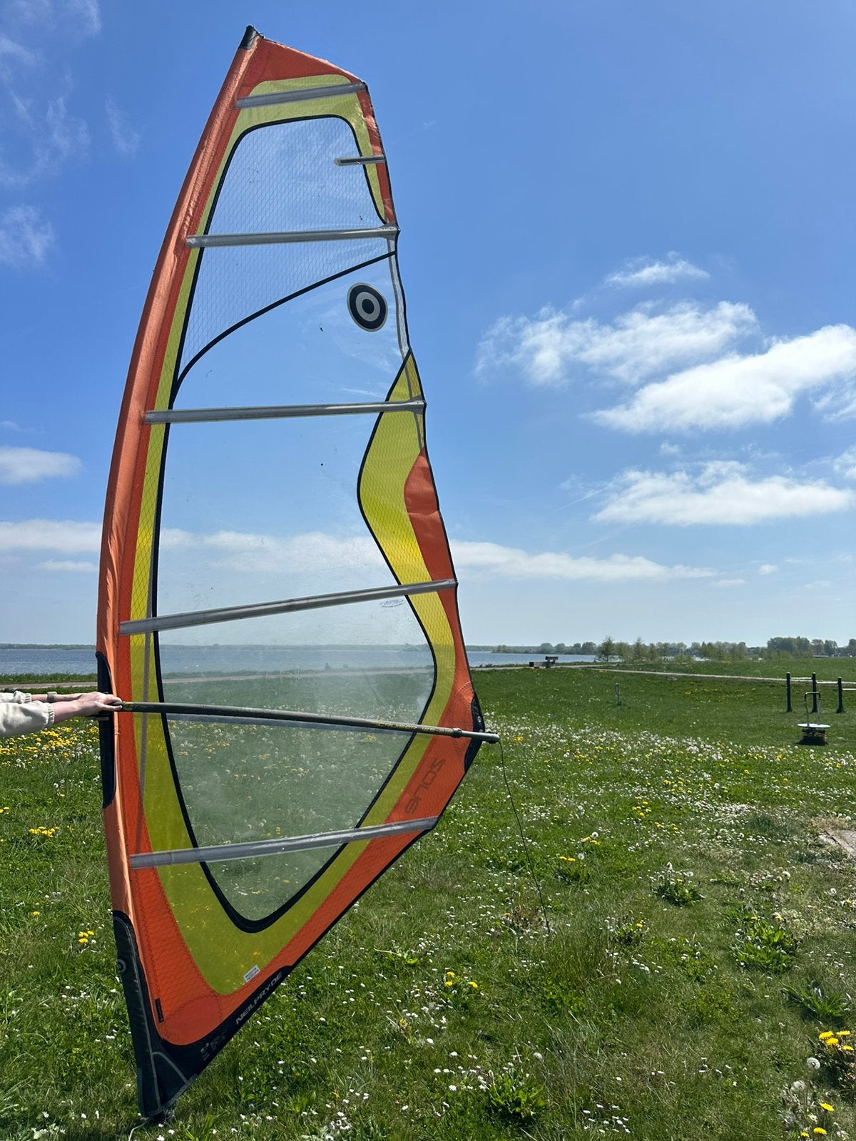 Neilpryde Zone 5,3, Watersport en Boten, Windsurfen, Ophalen, Zo goed als nieuw, Zeil