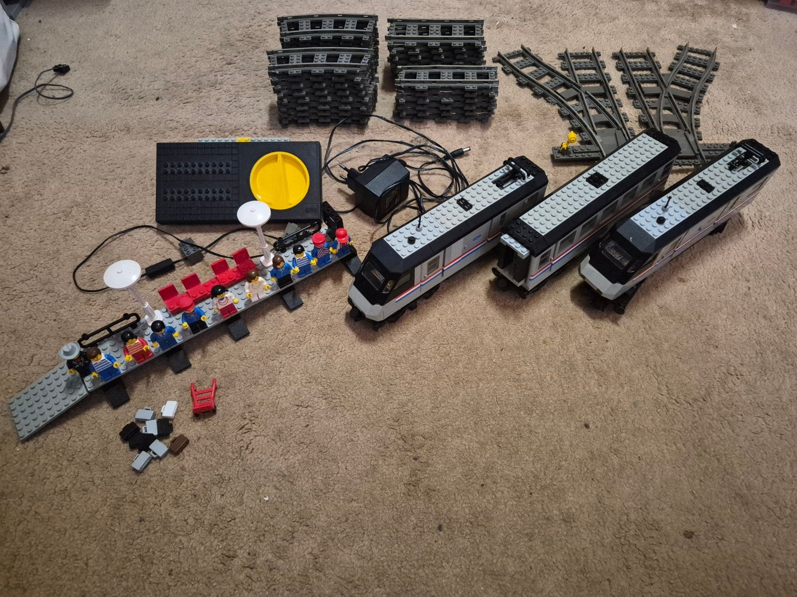 Lego 9V trein 4558, Kinderen en Baby's, Speelgoed | Duplo en Lego, Ophalen of Verzenden