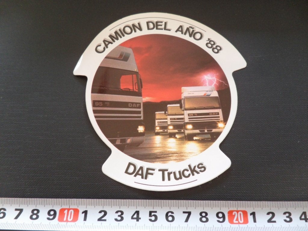 sticker EHV  DAF Trucks  CAMION DEL AÑO '88, Ophalen, Zo goed als nieuw