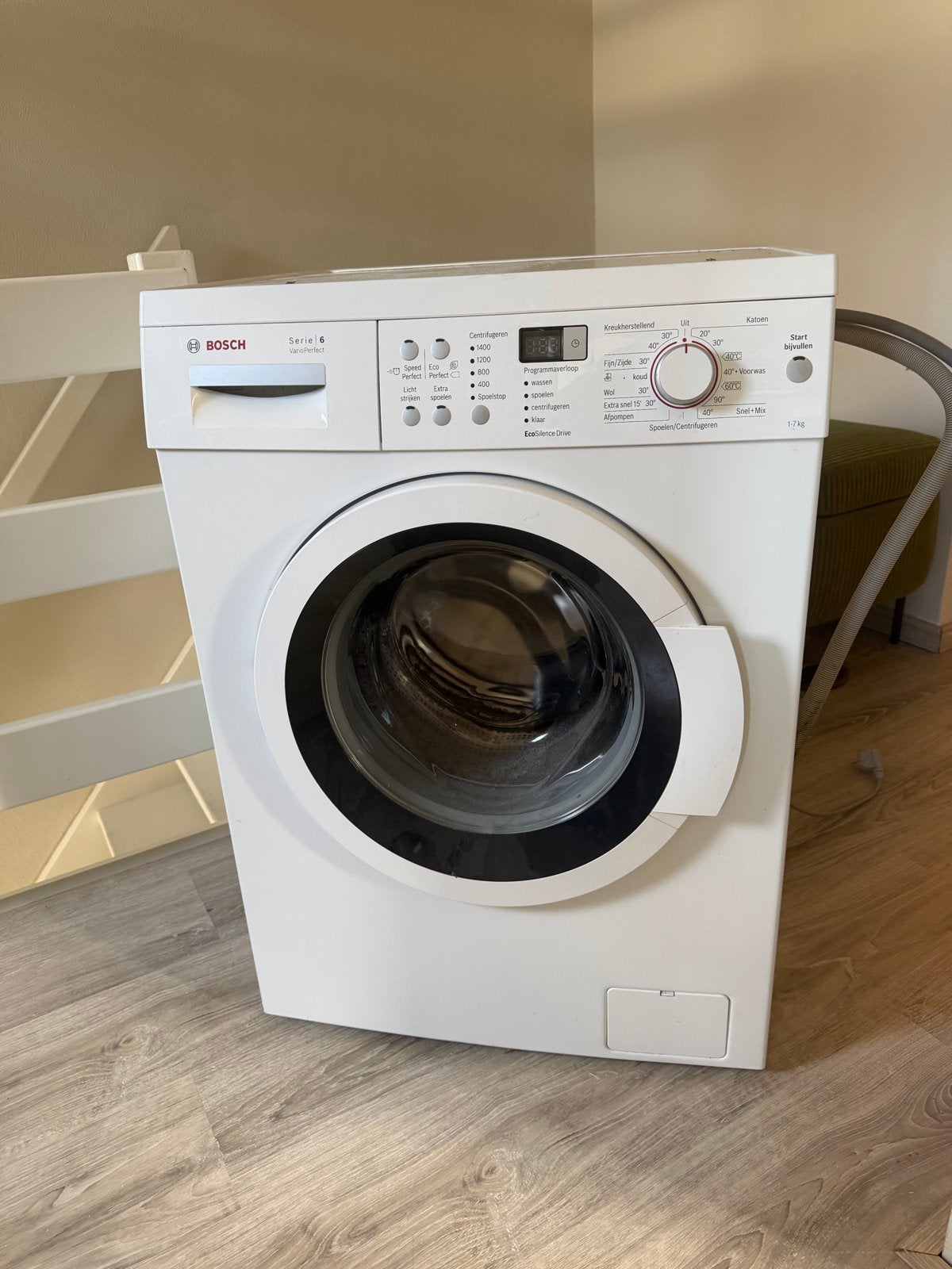 Bosch Serie 6 VarioPerfect Wasmachine - 7kg, 1400 toeren, Witgoed en Apparatuur, Wasmachines, Gebruikt, Ophalen of Verzenden, Voorlader