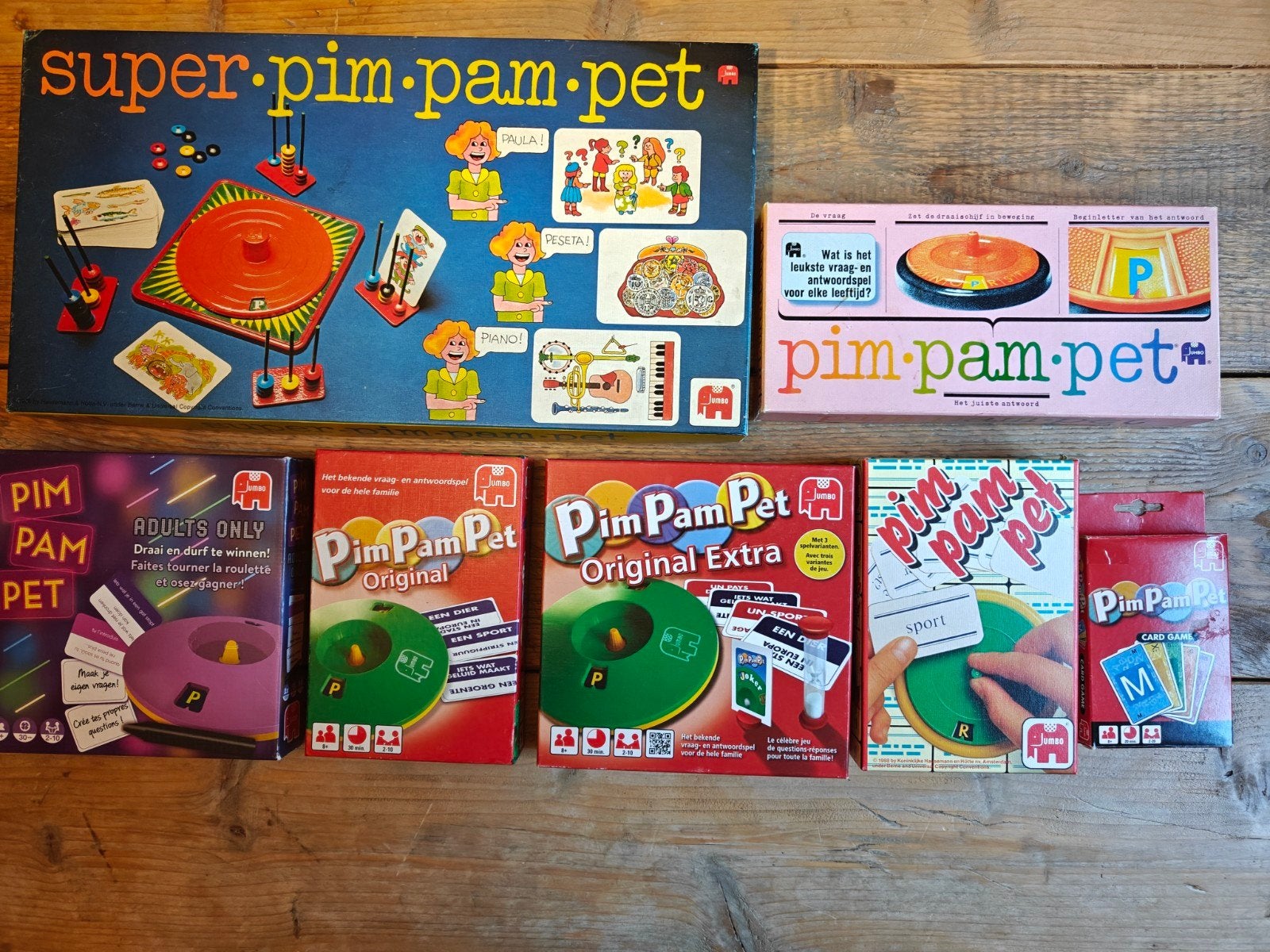 7 Pim pam Pet., Ophalen of Verzenden, Jumbo., Jumbo., Jumbo.