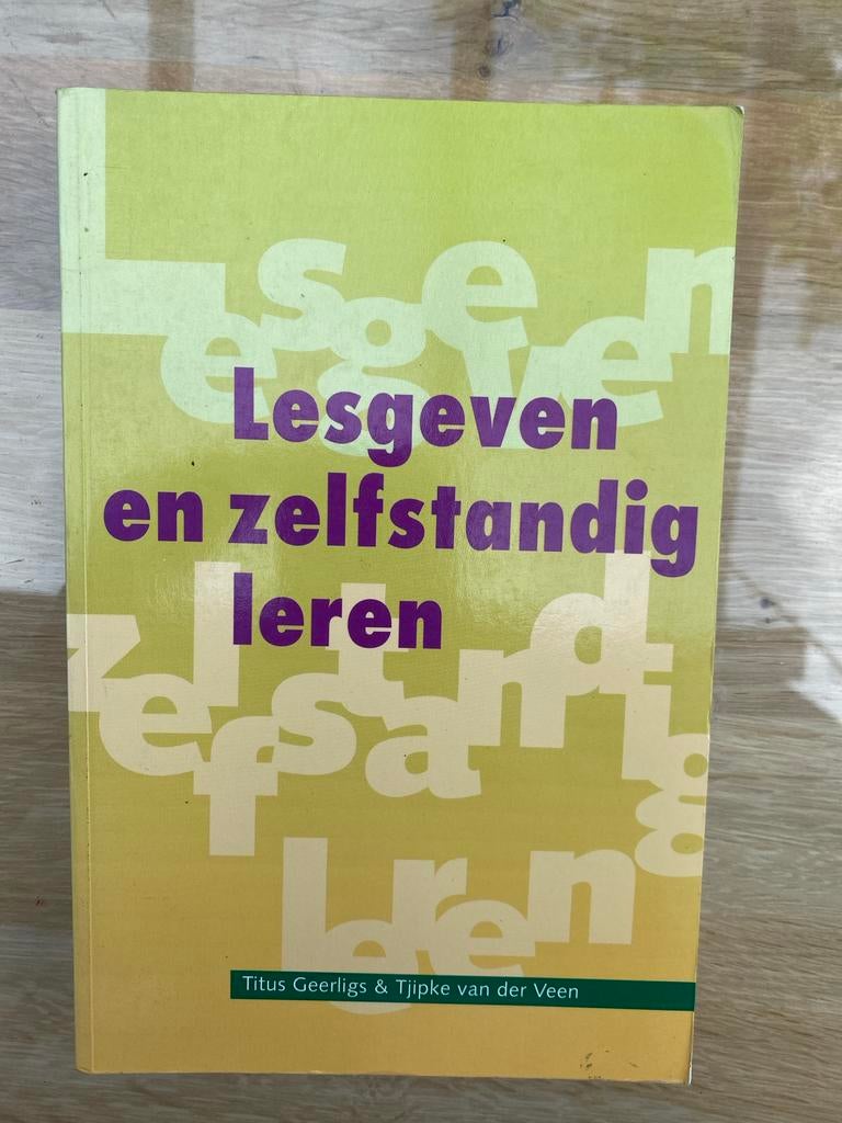 Lesgeven en zelfstandig leren - Titus Geerligs, Ophalen of Verzenden, Gamma, Gelezen, HBO