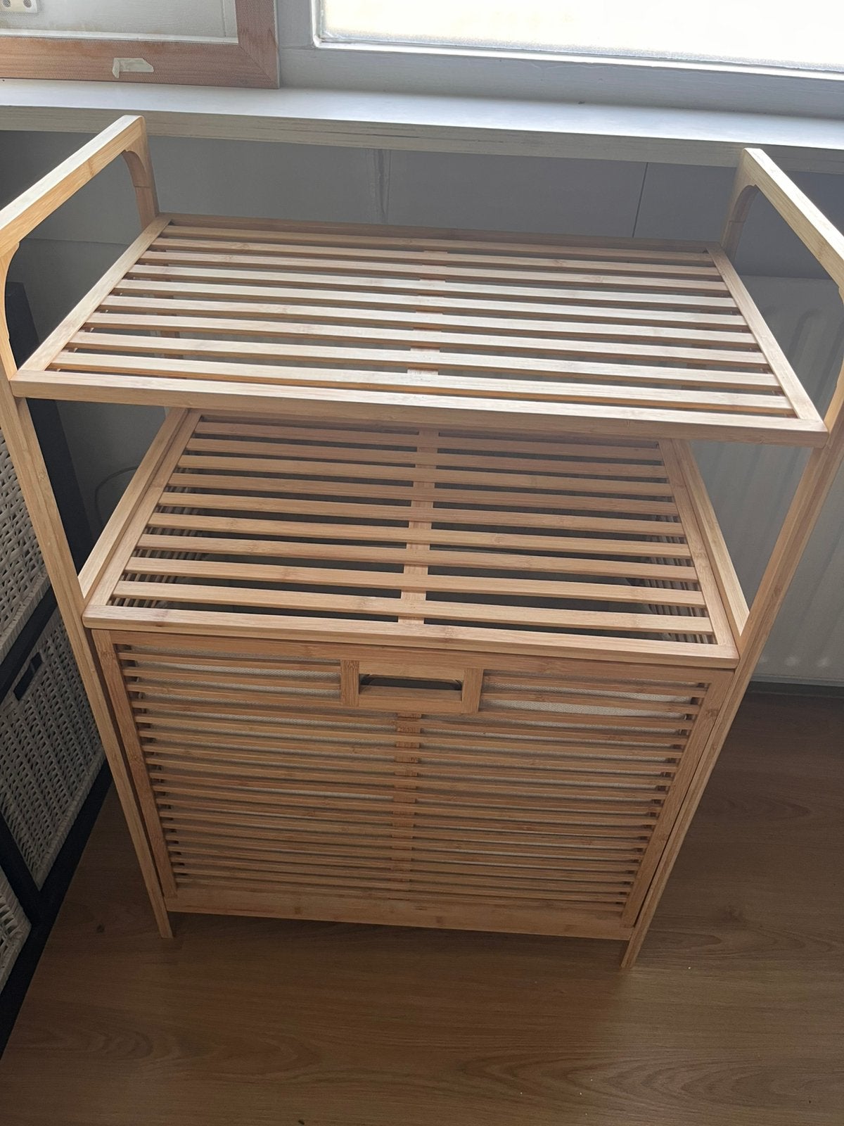Sklum Lauren bamboe wasmand, Ophalen, Overige typen, 50 tot 100 cm, Zo goed als nieuw