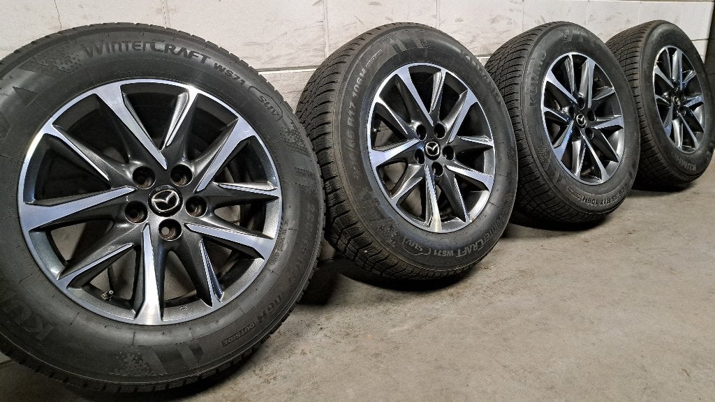 Bi-color velgen Mazda CX-5 CX5 225/65/17 top staat!, Gebruikt, Banden en Velgen, 17 inch, Personenwagen
