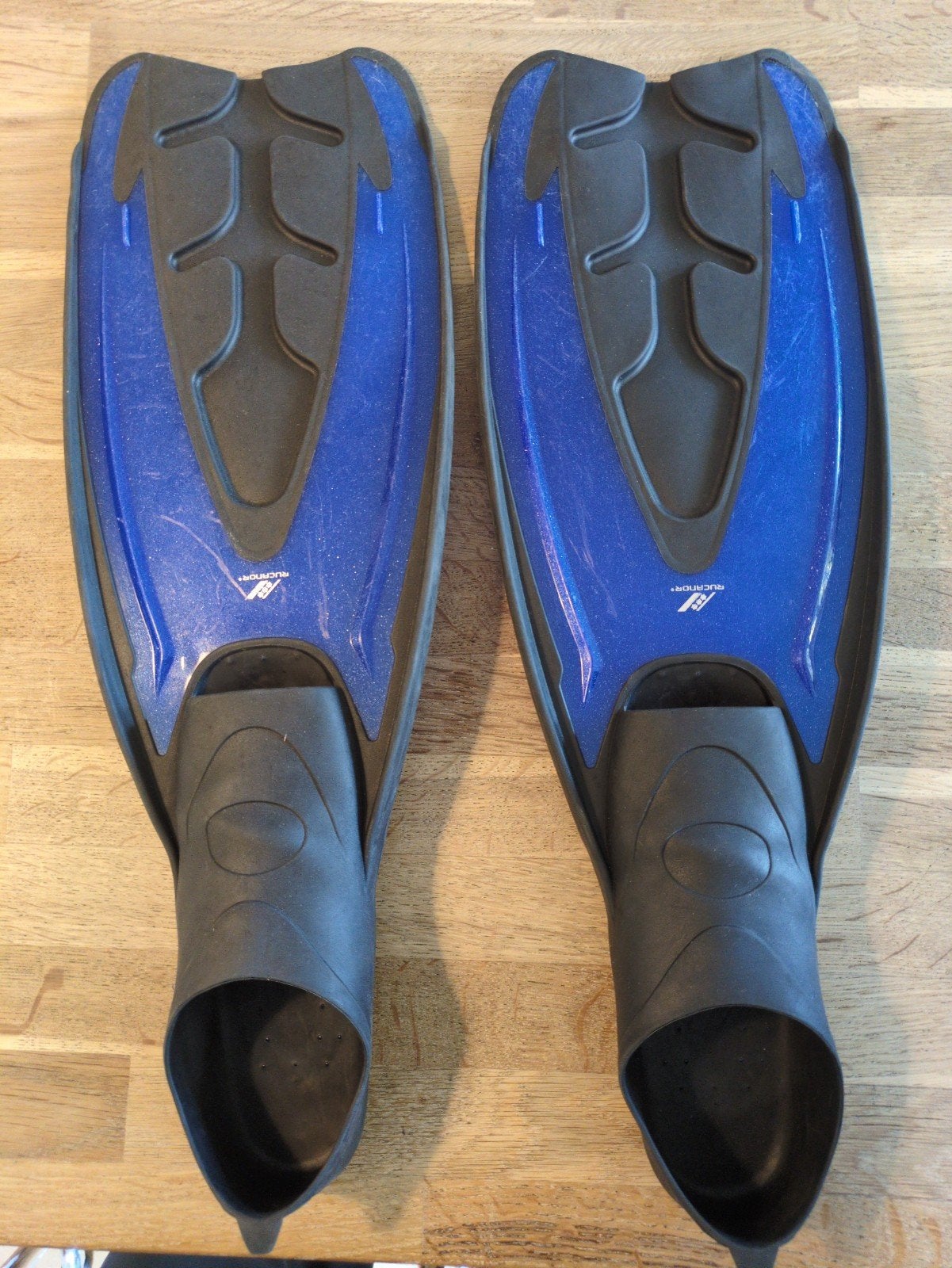 Rucanor Zwemvliezen Maat 30-33 (XXXS) - Blauw, Watersport en Boten, Duiken, Ophalen, Gebruikt, Zwem- of Duikvliezen