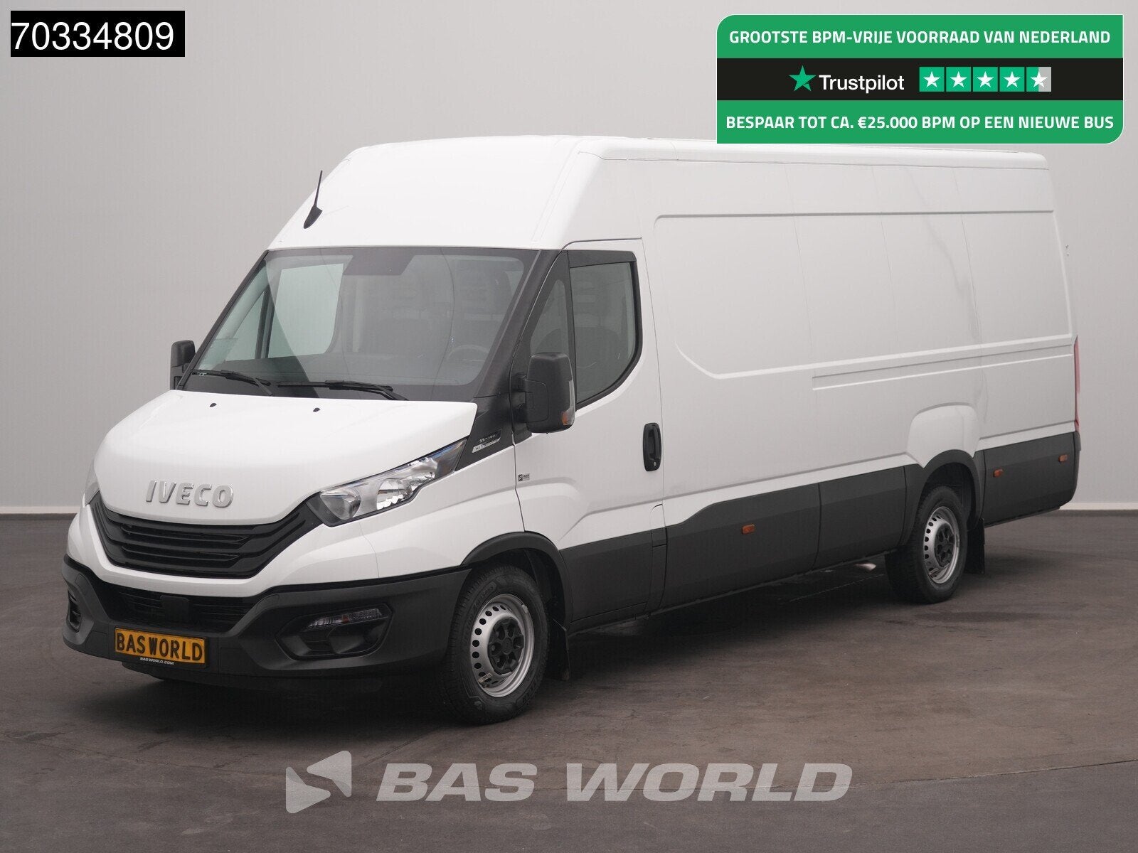 Iveco Daily 35S16 Automaat 160PK L3H2 Airco Camera Parkeerse, Auto's, Automaat, Stof, Gebruikt, Euro 6