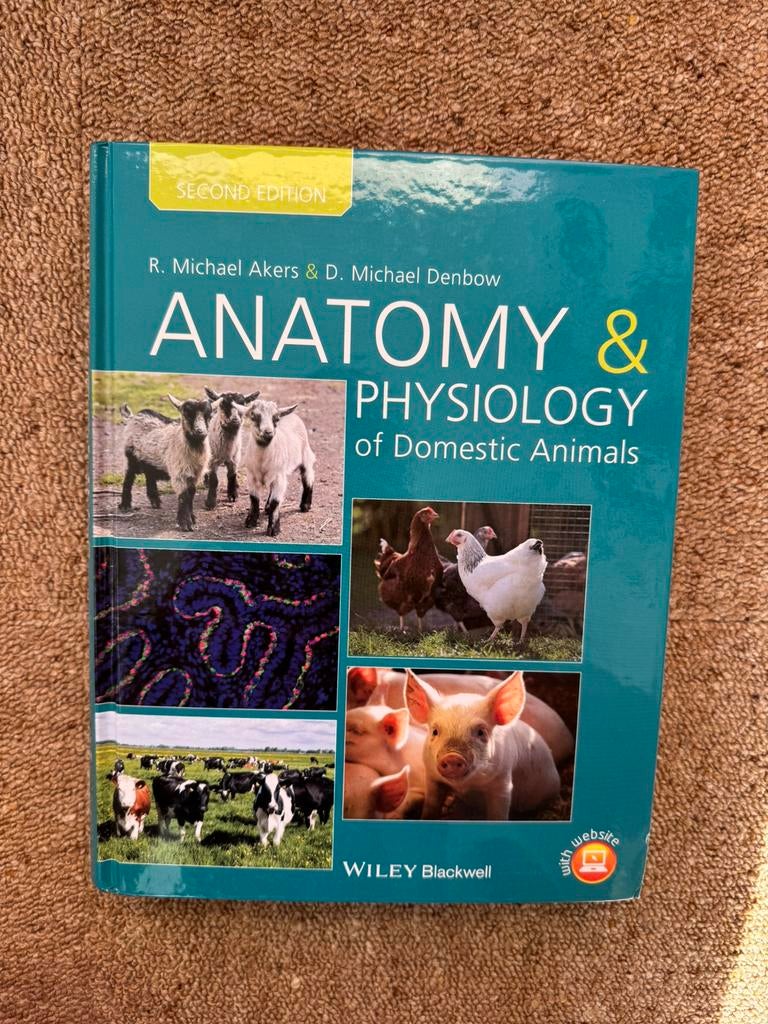 Anatomy & Physiology of Domestic Animals studieboek, Boeken, Ophalen of Verzenden, Beta, Gelezen, Niet van toepassing