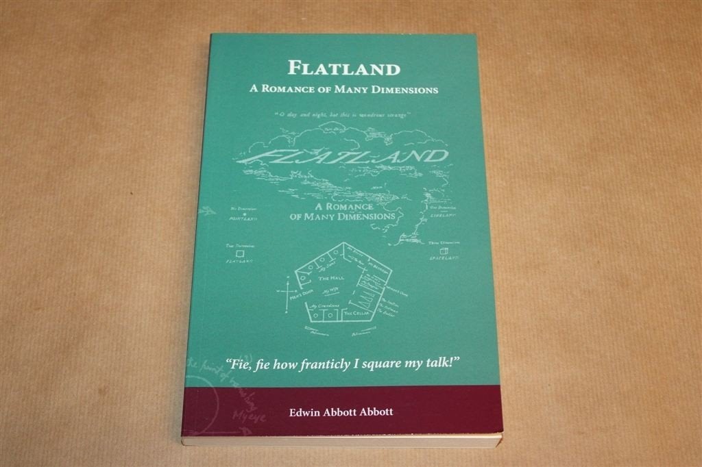 Flatland — Klassieke Roman over Meerdere Dimensies, Ophalen of Verzenden, Zo goed als nieuw