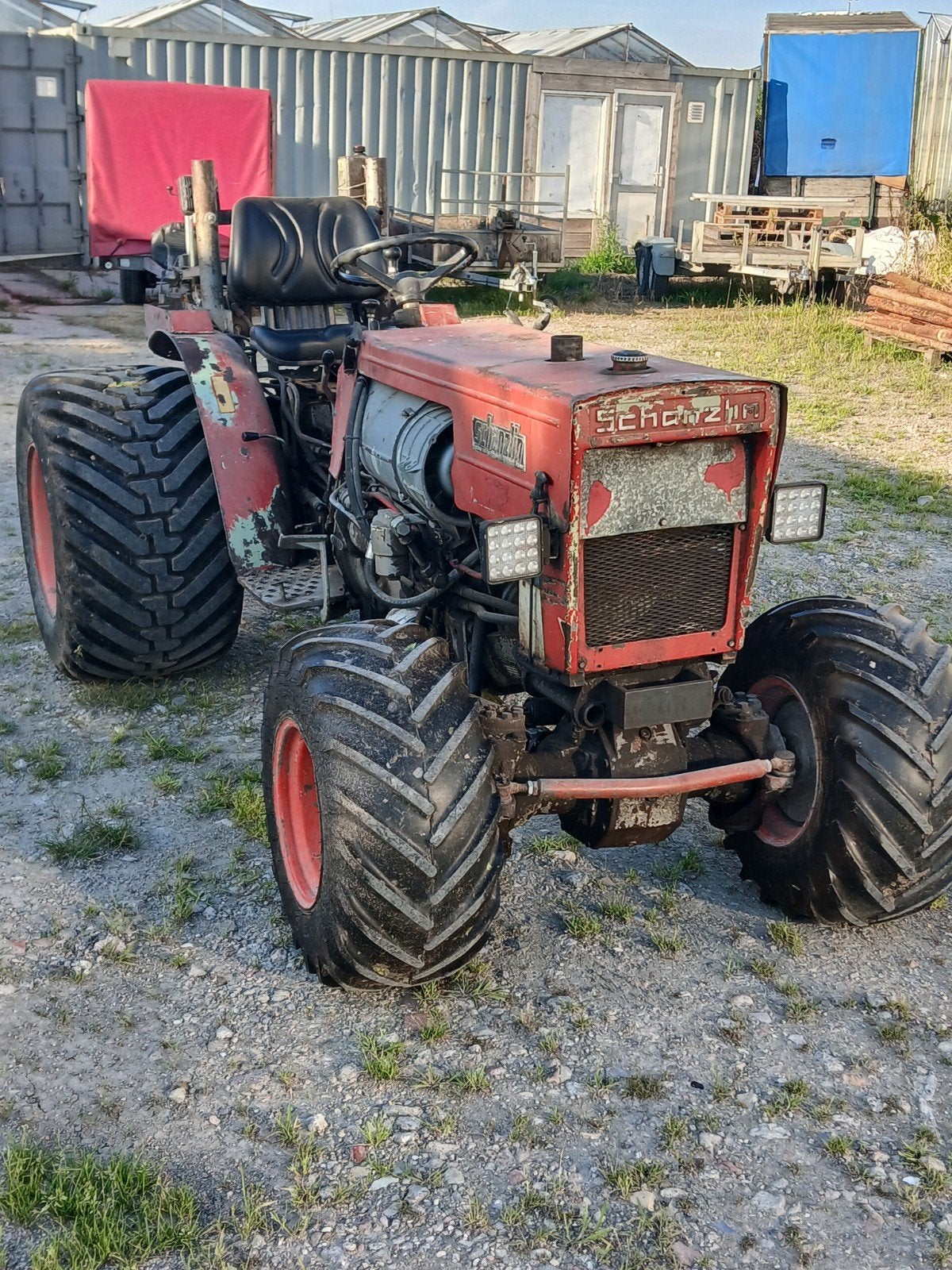Schanzlin gigant 450 smalspoor compact trekker - goed lezen, Zakelijke goederen, Ophalen, Gebruikt, Tot 80 Pk, Tot 2500