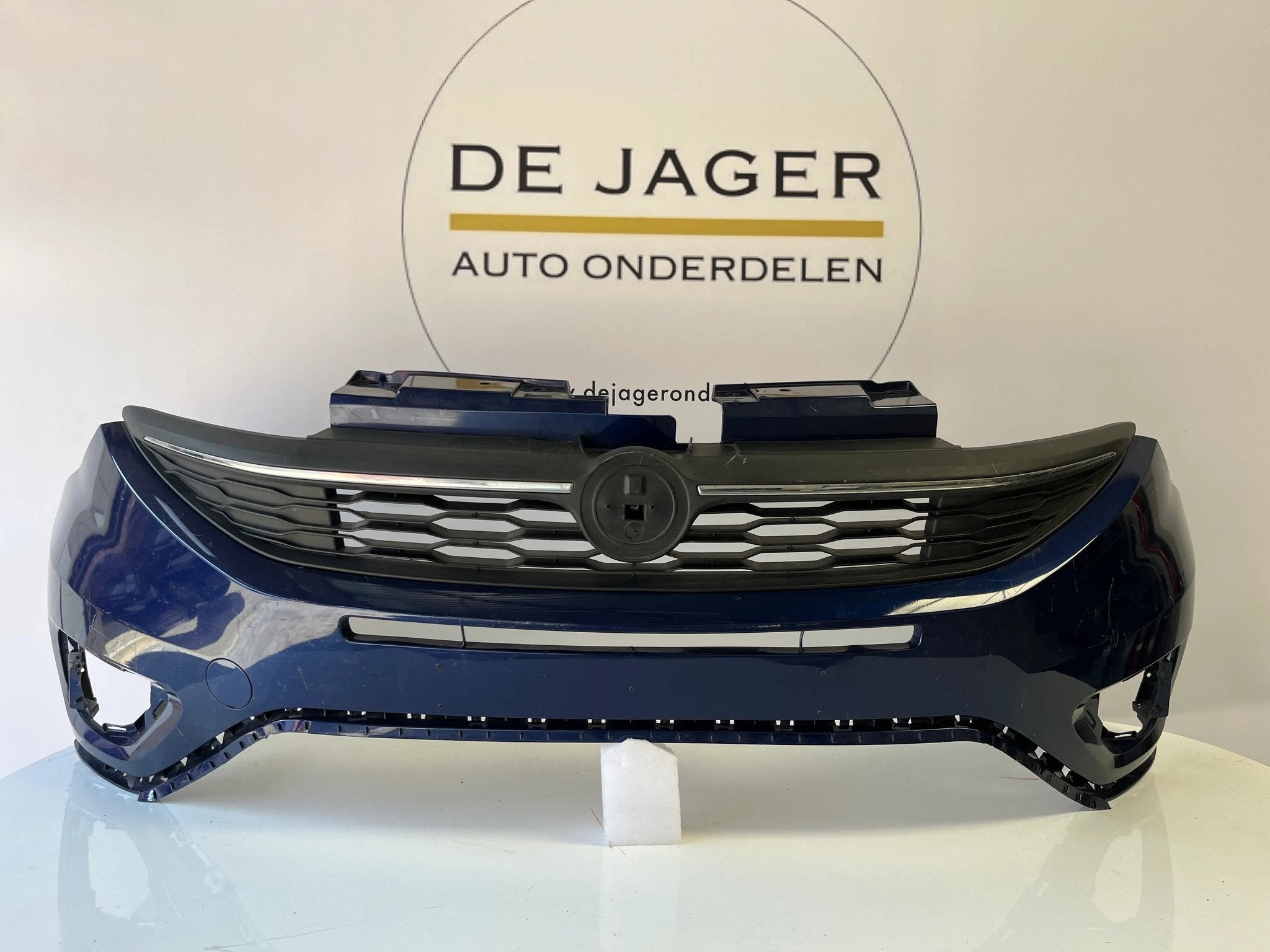 FIAT DOBLO 2 FACELIFT VOOFBUMPER BUMPER 735594222, Gebruikt, Voor, Stellantis Europe S.p.A., Ophalen of Verzenden