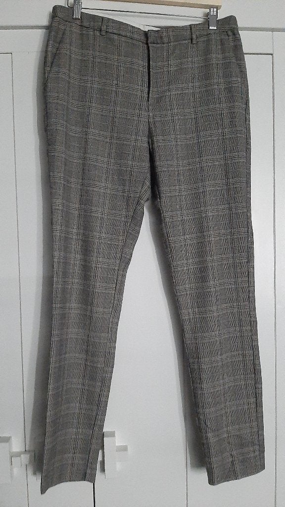 by-bar broek/pantalon grijze ruit L, By bar, Verzenden, Maat 42/44 (L), Zo goed als nieuw