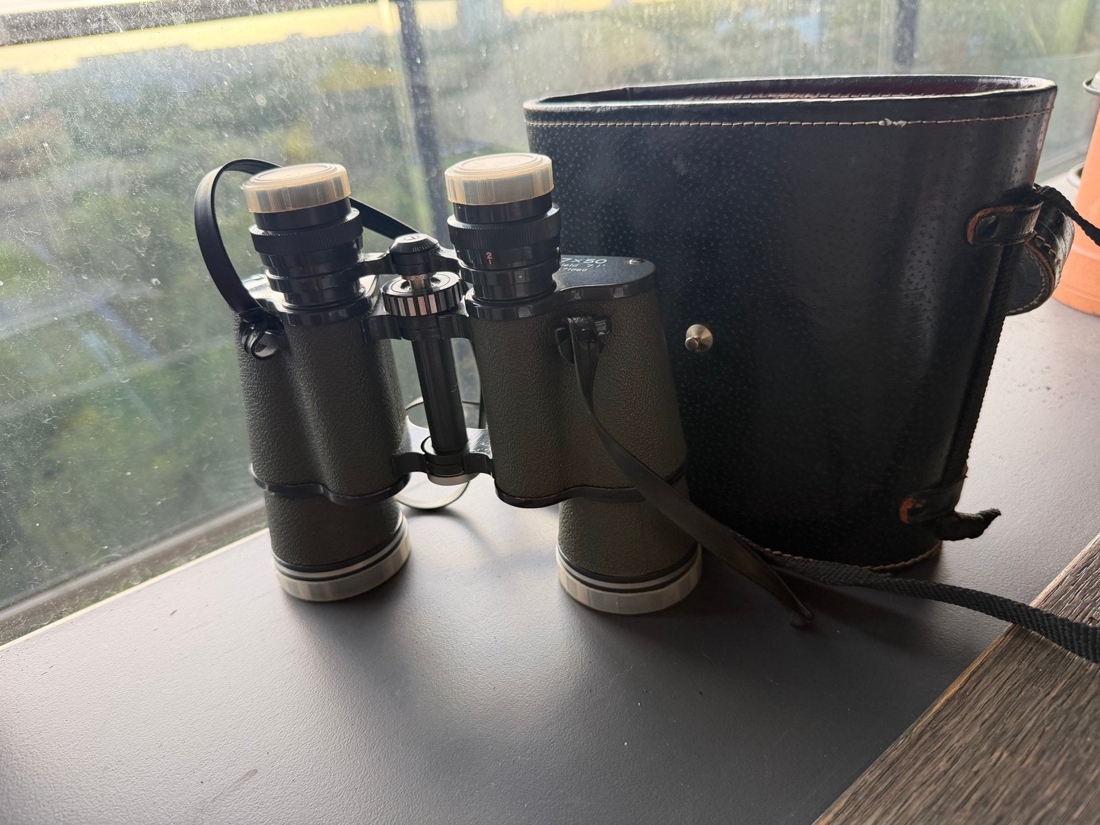 Verrekijker 7x50 met hoes, Gebruikt, Minder dan 8x, Overige typen, Ophalen of Verzenden
