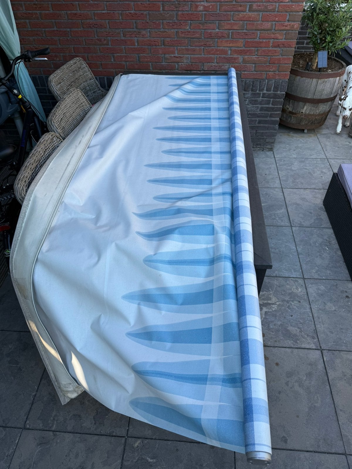 Zakluifel omnistor 2.80 breed, Ophalen, Gebruikt, 5 tot 10 m², Zeil