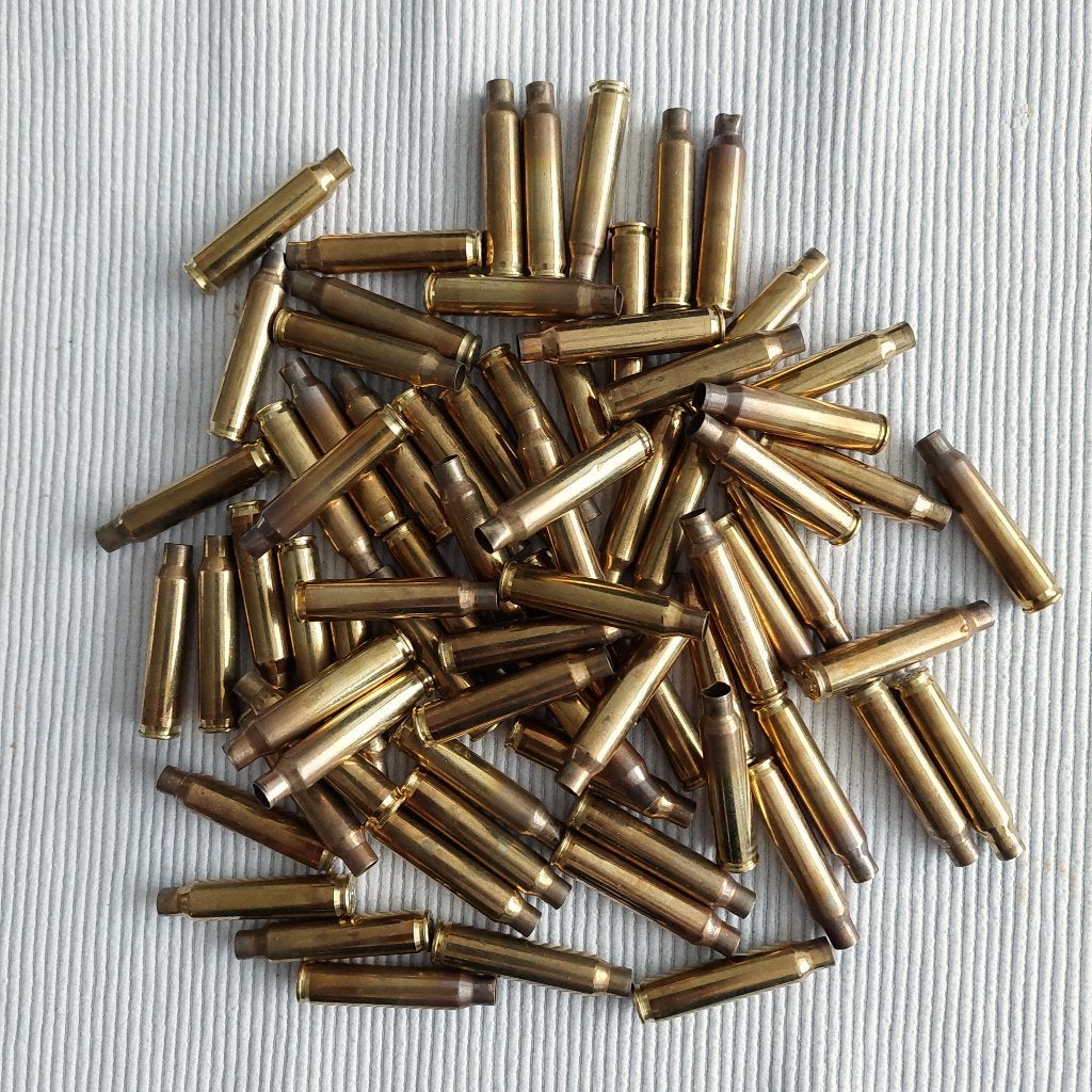 Kogelhulzen (leeg en gebruikt) - Kaliber .223, Verzamelen, Ophalen of Verzenden, Landmacht, Nederland, Hulzen of Bodemvondsten