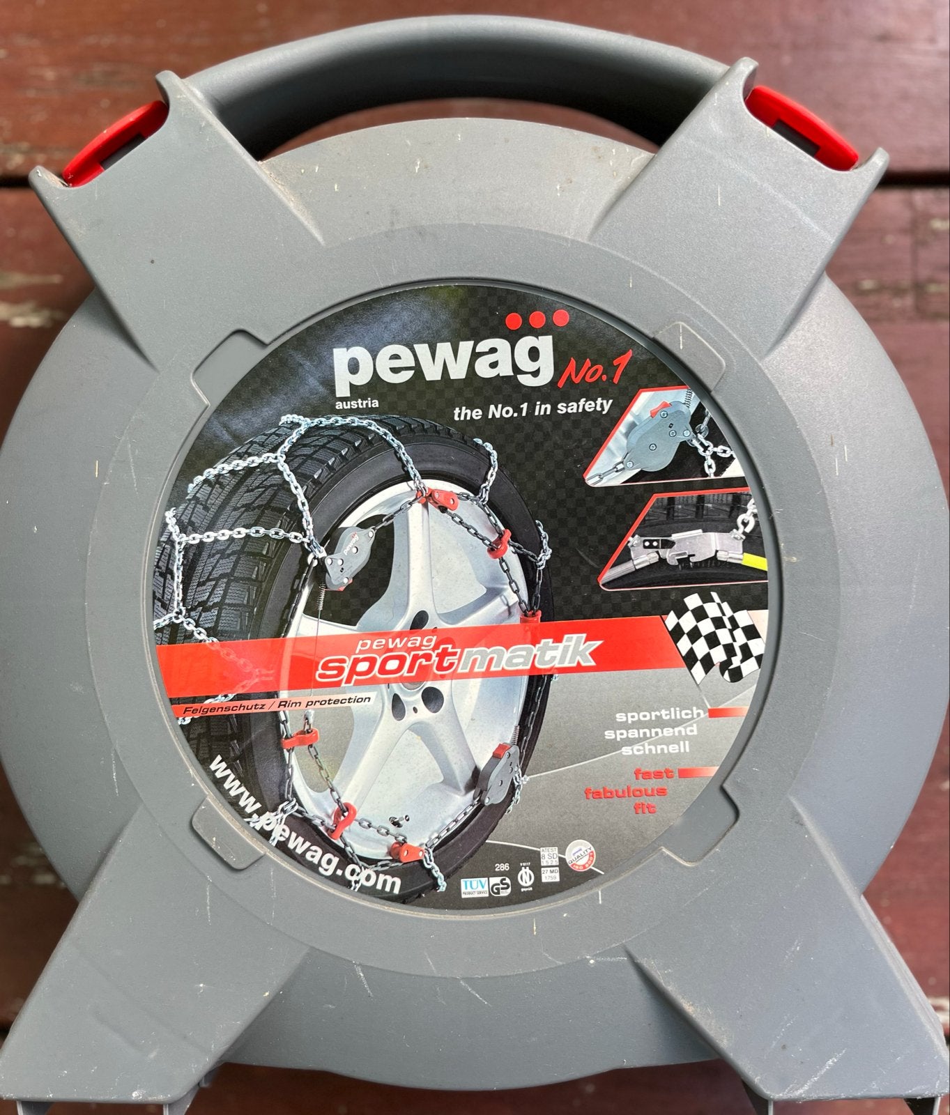 Pewag Sportmatik sneeuwkettingen - 1x gebruikt, Ophalen, Zo goed als nieuw
