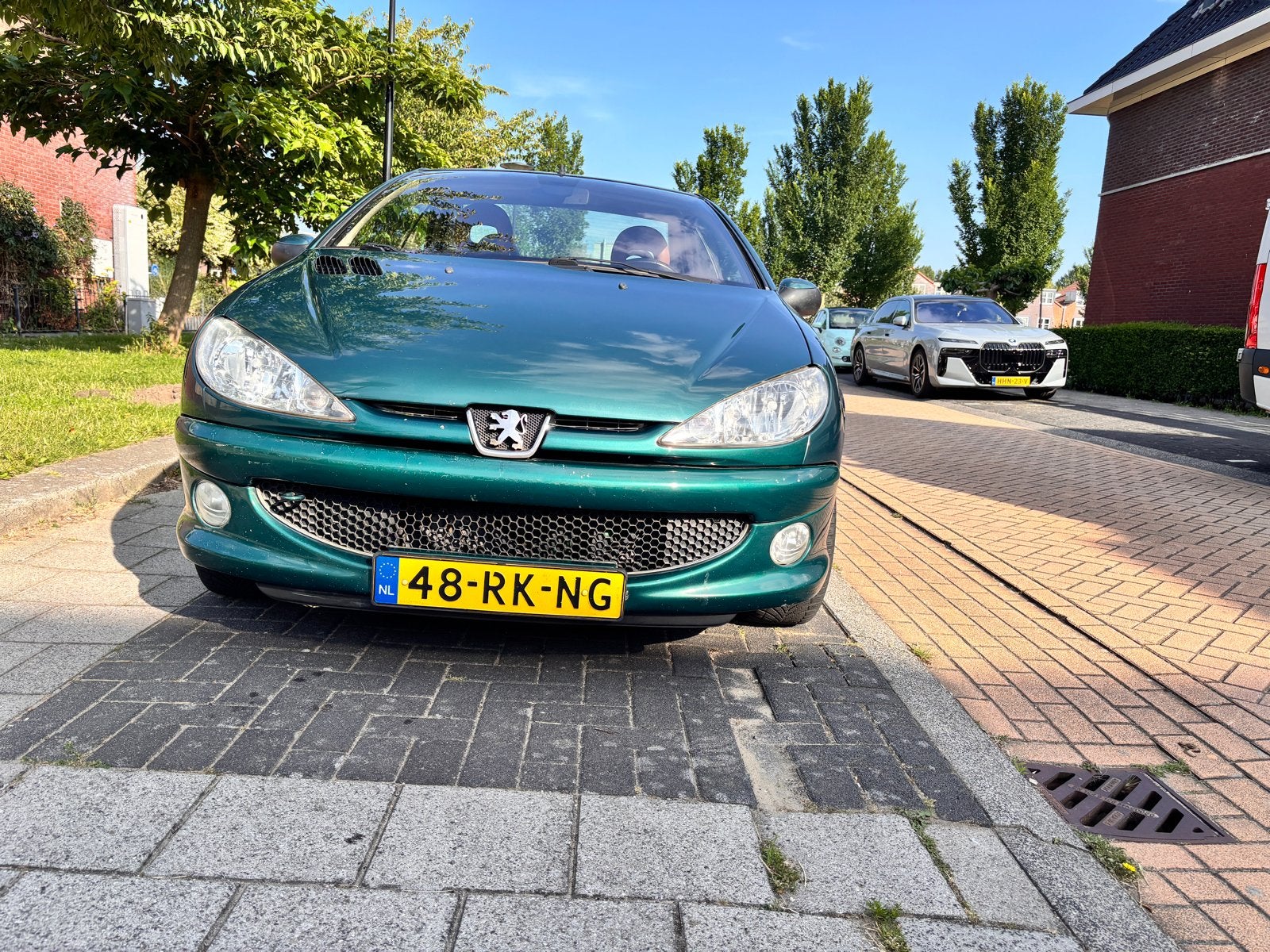 Peugeot 206 1.6 16V CC 2005 Groen Roland Garros editie, Auto's, Peugeot, Voorwielaandrijving, 4 cilinders, Cabriolet, 4 stoelen