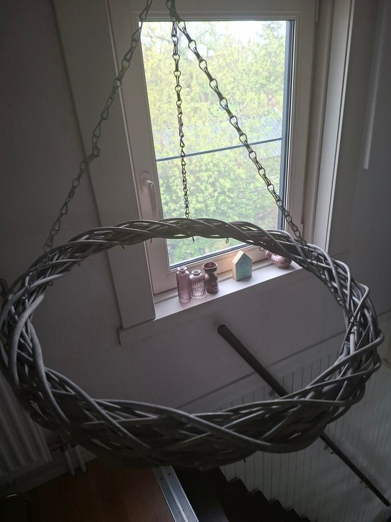 Decoratieve Wilgenkrans Hanger, Ophalen, Gebruikt, Landelijk, Natuurlijk materiaal