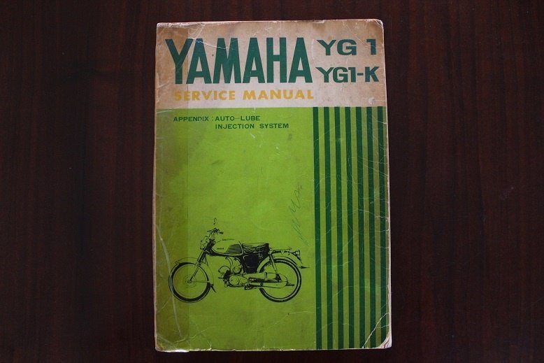 Yamaha YG1 YG1-K 1966 80cc motorcycle service manual, Ophalen of Verzenden, Yamaha