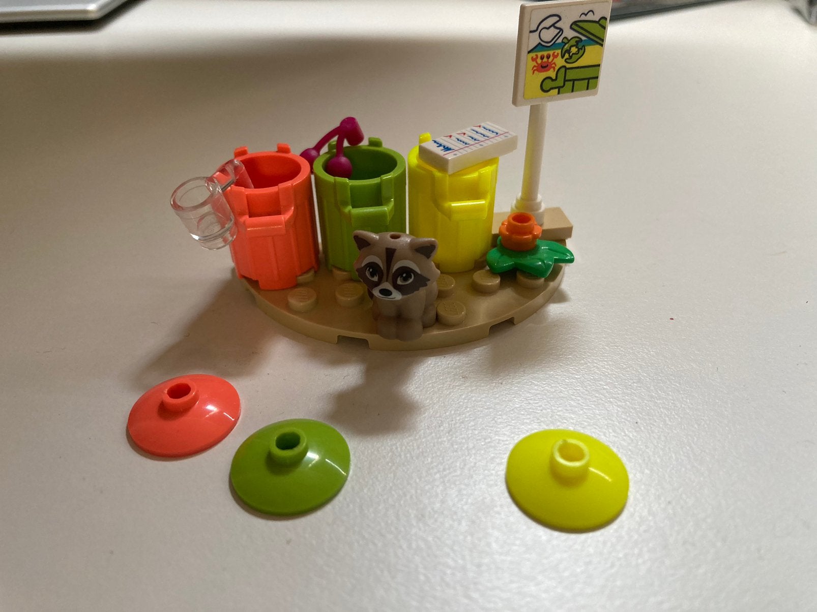 LEGO Friends Recycling Truck + Flower Set + Skate park(x2), Ophalen of Verzenden, Gebruikt, Overige merken