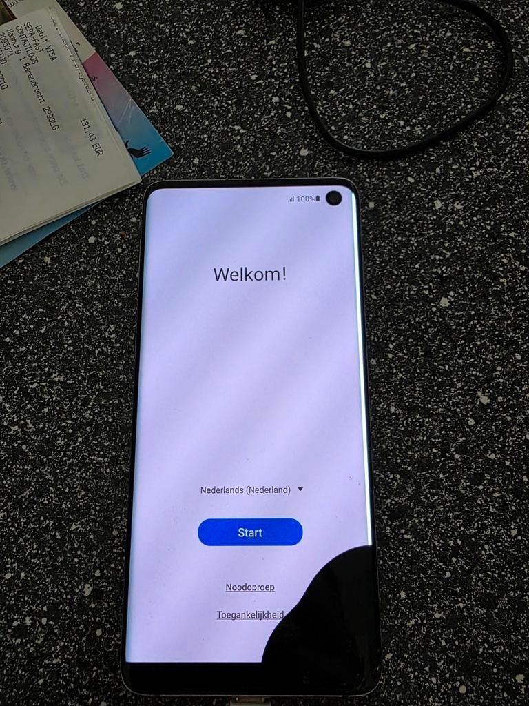 Samsung S10 - Schermdefect, Telecommunicatie, Mobiele telefoons | Samsung, Touchscreen, Ophalen of Verzenden, Niet werkend, Galaxy S10