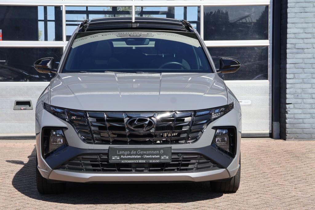 Hyundai TUCSON 1.6 T-GDI mild hybrid automaat  N Line, panor, Auto's, Hyundai, USB, Gebruikt, Leder, Tucson