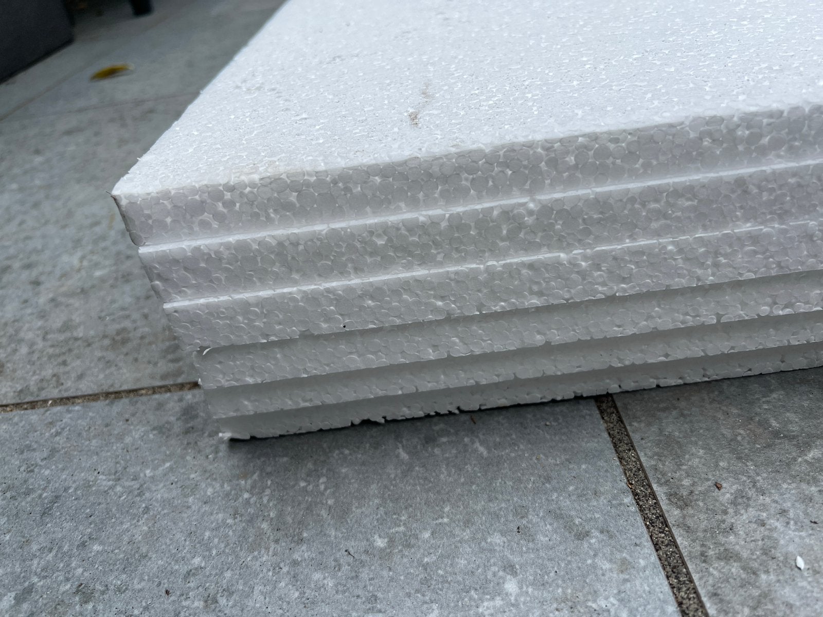 EPS 60 (20 mm) Polystyreen 6 isolatiepanelen, Nieuw, 5 tot 10 m², Vloerisolatie, Piepschuim (Tempex)