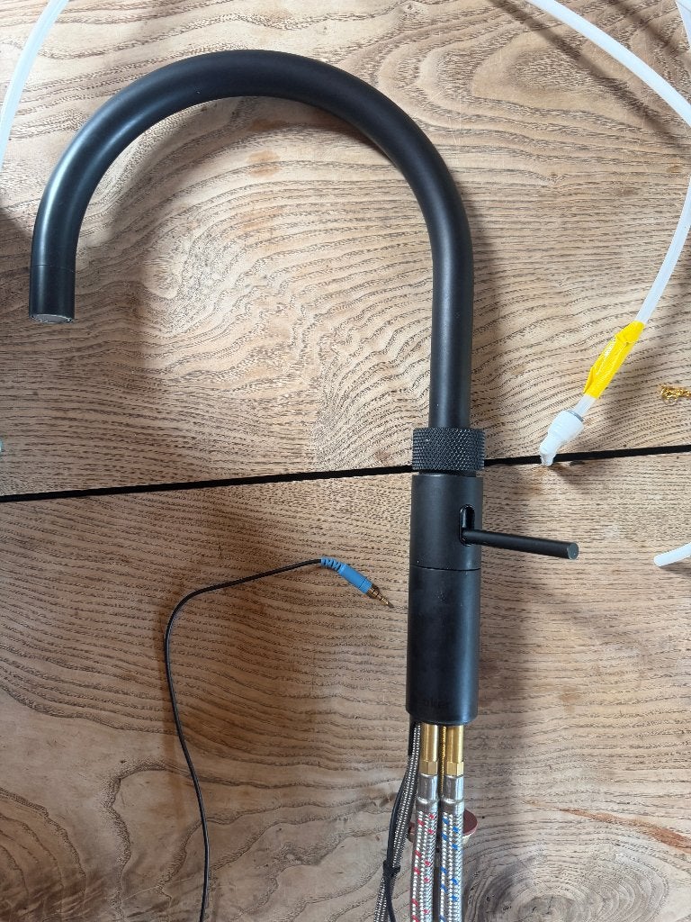 Quooker PRO3-VAQ en CUBE CO2 - Zo goed als nieuw, Ophalen, Zwart, Metaal, Overige merken