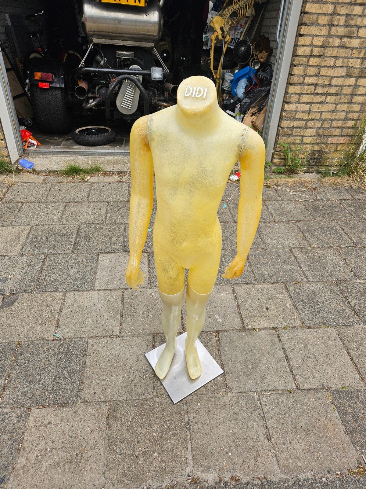 Paspop kind oud, Ophalen of Verzenden, Gebruikt