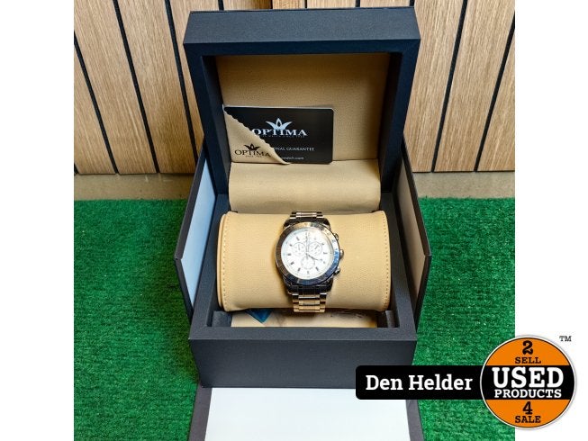 Optima Swiss Chronograph OSC321 Horloge - In Nette Staat, Flex Ltd., Zo goed als nieuw, https://flex.com/contact-us, Nobelstraat 10, 5807 GA Oostrum LB, Limburg, Nederland