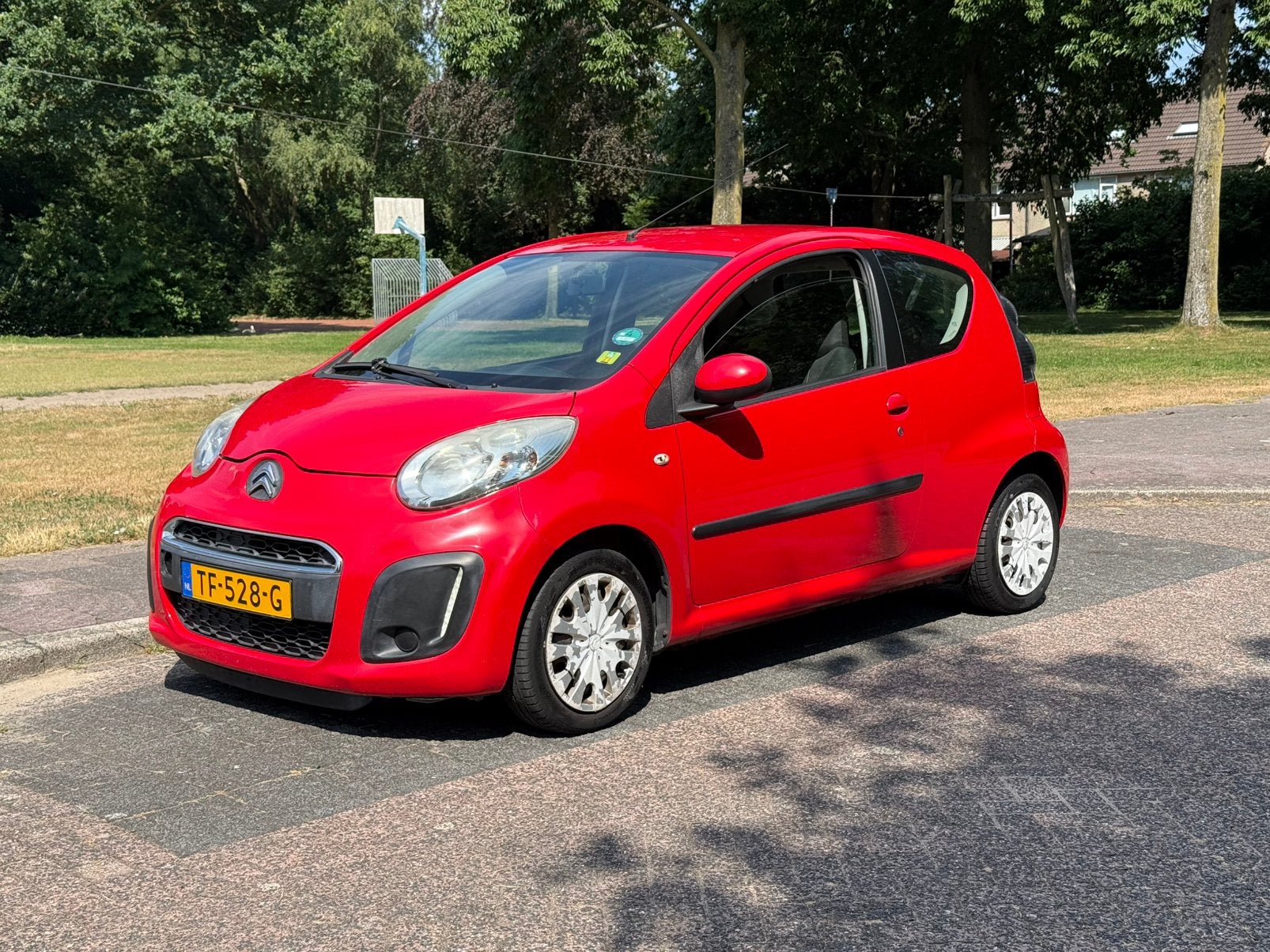 Citroën C1 1.0 Facelift Nw APK 2012 Rood, Auto's, Citroën, Particulier, C1, ABS, Airbags, Boordcomputer, Centrale vergrendeling