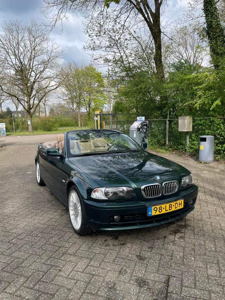 bmw 323ci cabrio fern green alpina c95 handbak uniek, Achterwielaandrijving, Beige, 2494 cc, Cabriolet