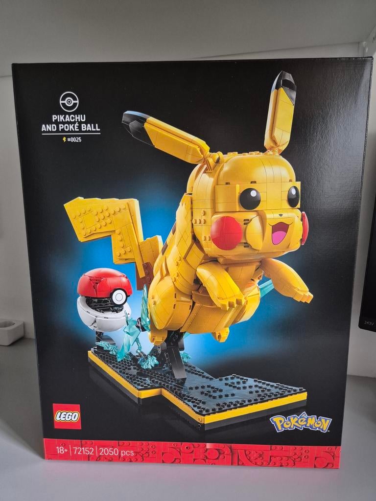 Lego 72152 pikachu and poke ball., Lego, Ophalen of Verzenden, Zo goed als nieuw, Losse stenen
