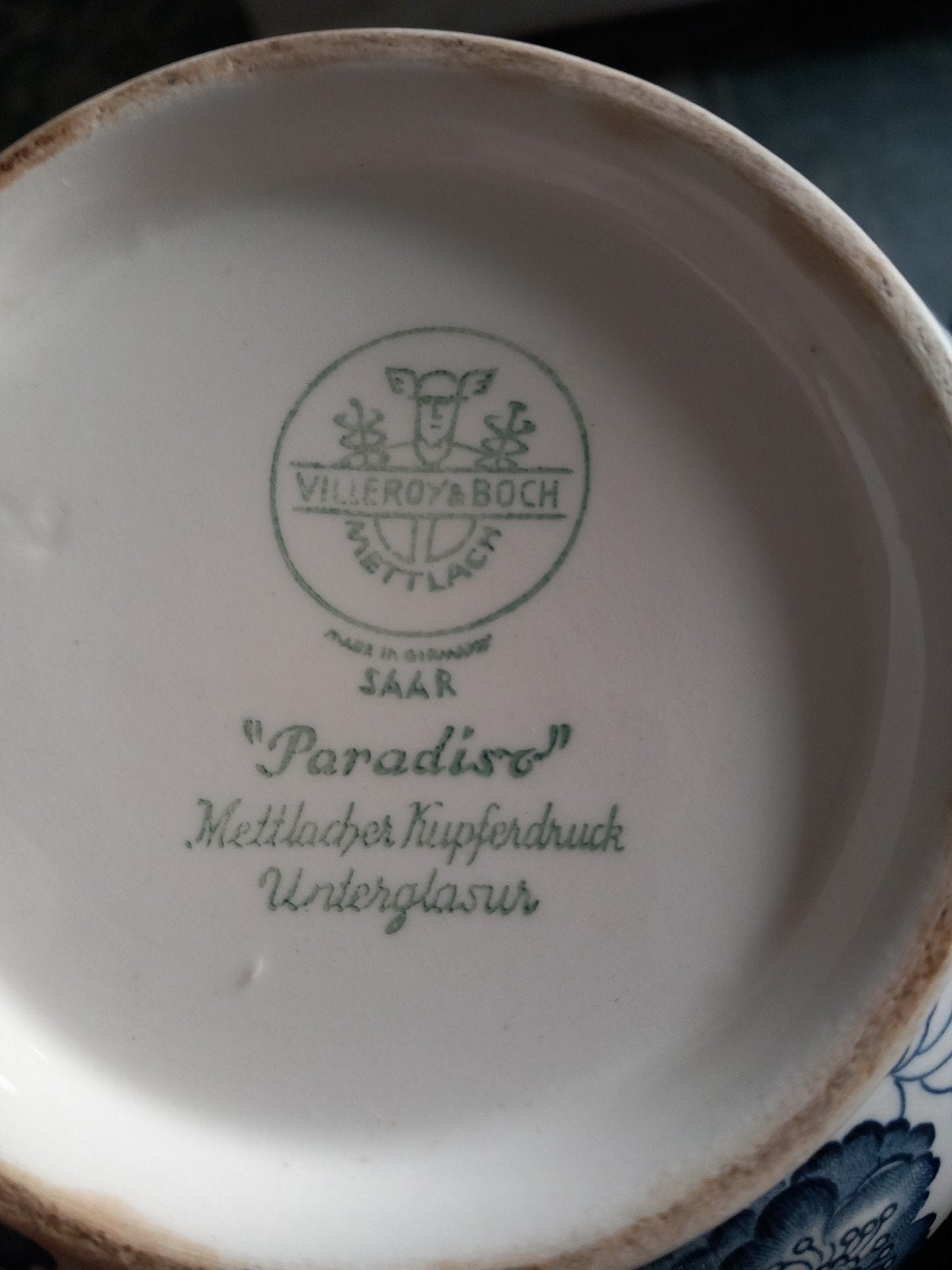 Villeroy & Boch Paradiso servies - Blauw/Wit, Antiek en Kunst, Ophalen
